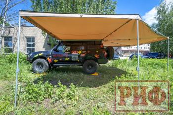 38 089 р. Маркиза автомобильная РИФ комбинированная (прямоугольная с веерной частью) 2.5х3.0 м (левая) РИФ rifavf073030601  с доставкой в г. Пермь. Увеличить фотографию 4
