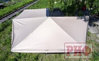 38 089 р. Маркиза автомобильная РИФ комбинированная (прямоугольная с веерной частью) 2.5х3.0 м (левая) РИФ rifavf073030601  с доставкой в г. Пермь. Увеличить фотографию 7
