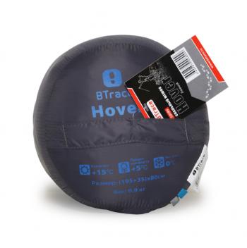 2 949 р. Мешок спальный BTrace Hover (Правый,СерыйСиний), (ТК: +5C) BTrace s0590  с доставкой в г. Пермь. Увеличить фотографию 3