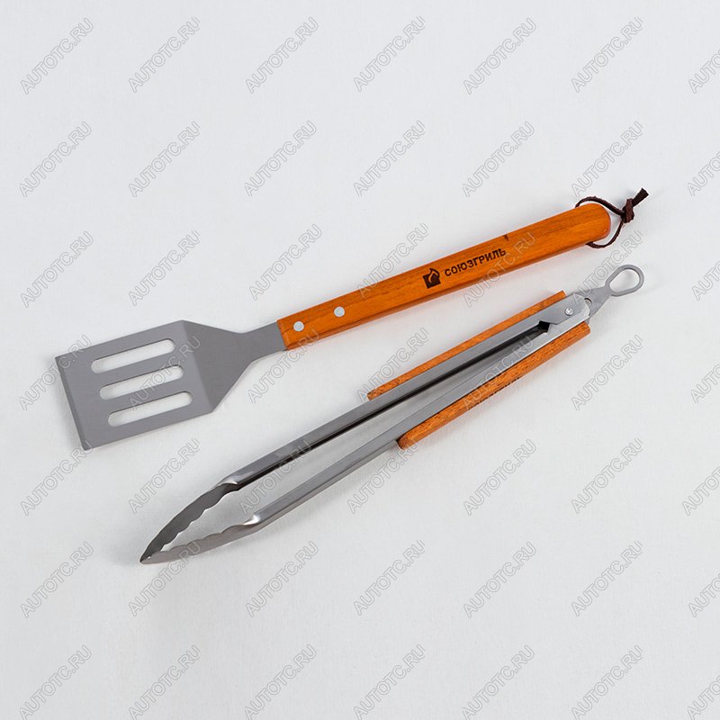 1 119 р. Набор для барбекю СОЮЗГРИЛЬ (щипцы, лопатка) O-GRILL grillset-2  с доставкой в г. Пермь