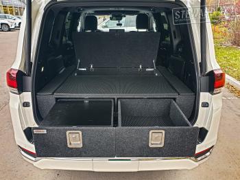 34 999 р. Органайзер в багажник "Премиум" для Toyota Land Cruiser 300 (5-ти местн. комплектации) РФ тлк300прем5  с доставкой в г. Пермь. Увеличить фотографию 7