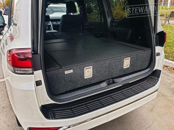 34 999 р. Органайзер в багажник "Премиум" для Toyota Land Cruiser 300 (5-ти местн. комплектации) РФ тлк300прем5  с доставкой в г. Пермь. Увеличить фотографию 3