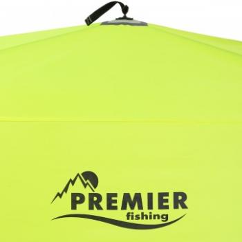 10 199 р. Палатка зимняя PREMIER Куб 1,5х1,5 желтый люминисцентныйсерый PREMIER pr-isc-150ylg  с доставкой в г. Пермь. Увеличить фотографию 12