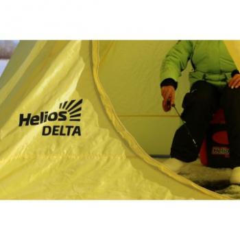 6 949 р. Палатка зимняя двускатная HELIOS DELTA YELLOW, утепленная HELIOS hs-isd-y  с доставкой в г. Пермь. Увеличить фотографию 16