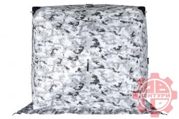 12 649 р. Палатка зимняя Улов КУБ утепленная., пиксель-зима 200*200*210см. PREMIER 2001  с доставкой в г. Пермь. Увеличить фотографию 3
