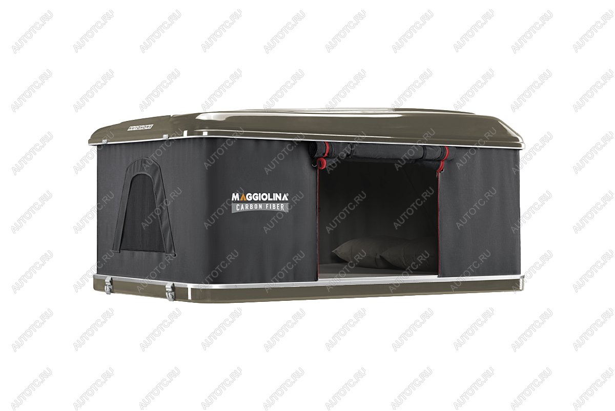 596 529 р. Палатка на крышу автомобиля AUTOHOME MAGGIOLINA CARBON FIBER SMALL, тент серый, лестница 215 мм AUTOHOME Zifer Italia S.r.l mcf-01  с доставкой в г. Пермь