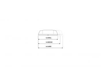 397 199 р. Палатка на крышу автомобиля AUTOHOME MAGGIOLINA GRAND TOUR SMALL 360 BLACK STORM, чёрный тент, лестница 215 мм AUTOHOME Zifer Italia S.r.l m360bs-15  с доставкой в г. Пермь. Увеличить фотографию 16
