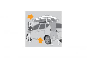 397 199 р. Палатка на крышу автомобиля AUTOHOME MAGGIOLINA GRAND TOUR SMALL 360 BLACK STORM, чёрный тент, лестница 215 мм AUTOHOME Zifer Italia S.r.l m360bs-15  с доставкой в г. Пермь. Увеличить фотографию 27