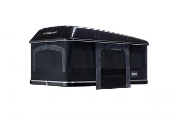 397 199 р. Палатка на крышу автомобиля AUTOHOME MAGGIOLINA GRAND TOUR SMALL 360 BLACK STORM, чёрный тент, лестница 215 мм AUTOHOME Zifer Italia S.r.l m360bs-15  с доставкой в г. Пермь. Увеличить фотографию 4