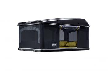 397 199 р. Палатка на крышу автомобиля AUTOHOME MAGGIOLINA GRAND TOUR SMALL 360 BLACK STORM, чёрный тент, лестница 215 мм AUTOHOME Zifer Italia S.r.l m360bs-15  с доставкой в г. Пермь. Увеличить фотографию 3