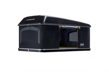 397 199 р. Палатка на крышу автомобиля AUTOHOME MAGGIOLINA GRAND TOUR SMALL 360 BLACK STORM, чёрный тент, лестница 215 мм AUTOHOME Zifer Italia S.r.l m360bs-15  с доставкой в г. Пермь. Увеличить фотографию 2