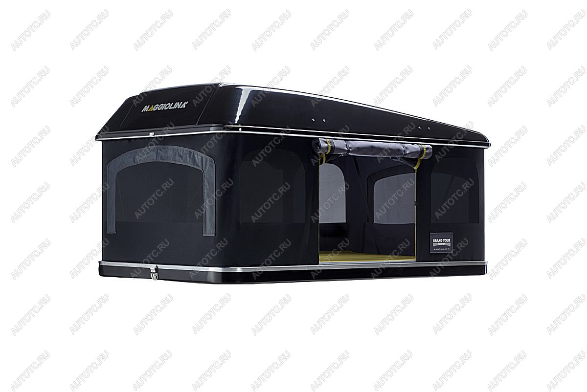 397 199 р. Палатка на крышу автомобиля AUTOHOME MAGGIOLINA GRAND TOUR SMALL 360 BLACK STORM, чёрный тент, лестница 215 мм AUTOHOME Zifer Italia S.r.l m360bs-15  с доставкой в г. Пермь