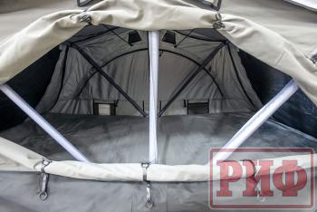 108 999 р. Палатка на крышу автомобиля РИФ Soft RT01-140, тент серый, 400 гр., 140х240х115 см, РИФ rifrt0114080001  с доставкой в г. Пермь. Увеличить фотографию 19