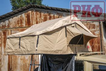 94 209 р. Палатка на крышу автомобиля РИФ Soft RT02-120, тент песочный, 120х240х115 см РИФ rifrt0212060000  с доставкой в г. Пермь. Увеличить фотографию 10