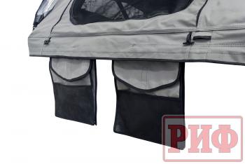 104 499 р. Палатка на крышу автомобиля РИФ Soft RT02-120, тент серый, 400 гр., 120х240х115 см РИФ rifrt0212080001  с доставкой в г. Пермь. Увеличить фотографию 16