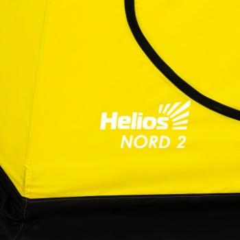 11 009 р. Палатка-зонт зимняя HELIOS NORD-2 с дышащим верхом (желтыйчерный) HELIOS nord-2  с доставкой в г. Пермь. Увеличить фотографию 5