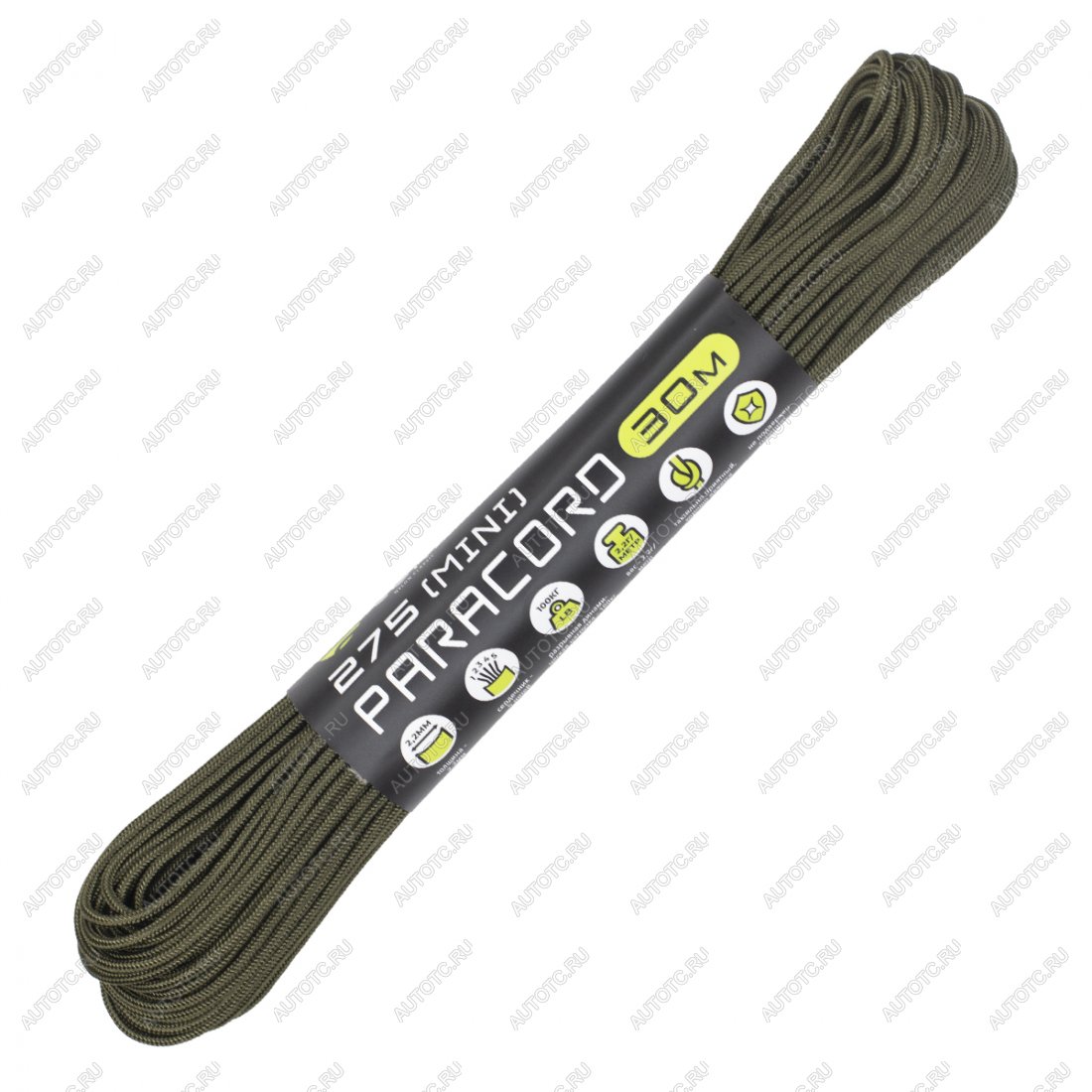 889 р. Паракорд 275 (мини) CORD nylon 30м (army green) CORD 275.n30.a.gr  с доставкой в г. Пермь