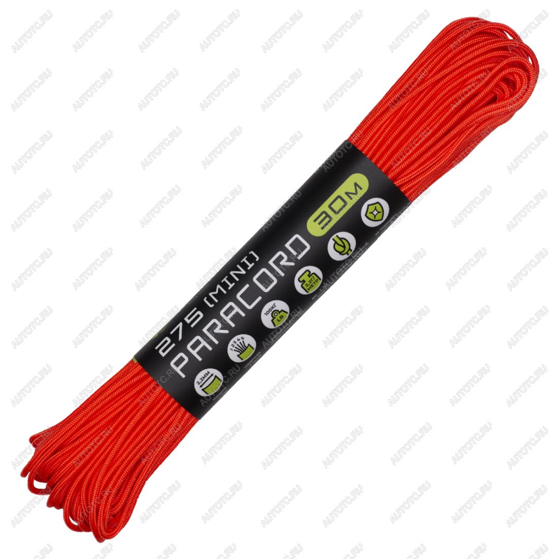 619 р. Паракорд 275 (мини) CORD nylon 30м (neon orange) CORD 275.n30.n.or  с доставкой в г. Пермь