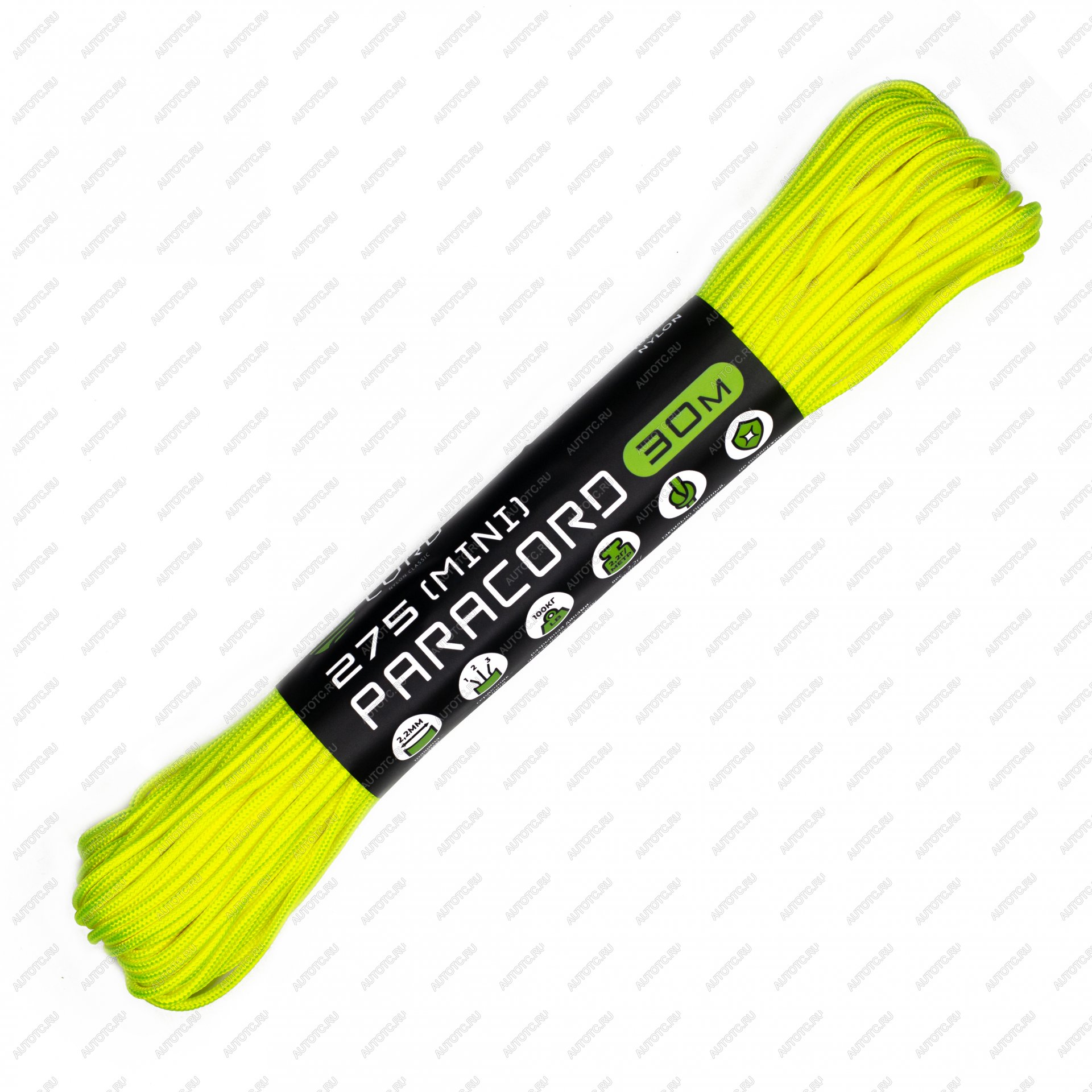 619 р. Паракорд 275 (мини) CORD nylon 30м (neon yellow) CORD 275.n30.n.y  с доставкой в г. Пермь