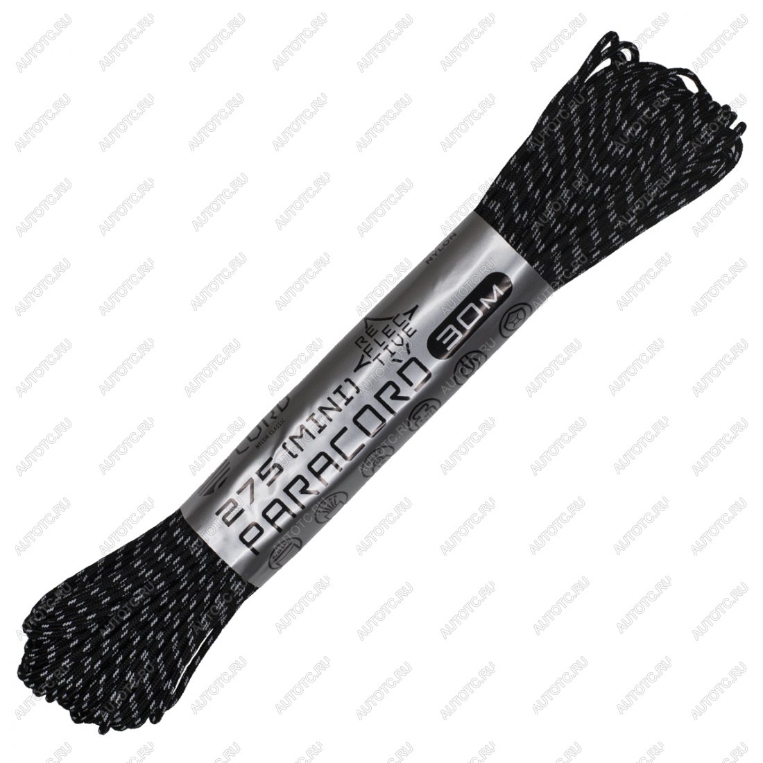 789 р. Паракорд 275 (мини) CORD nylon 30м световозвращающий (black) CORD 275.n30.lm.b  с доставкой в г. Пермь