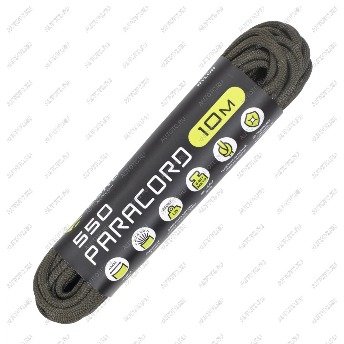 270 р. Паракорд 550 CORD nylon 10м (army green) CORD 550.n10.a.gr  с доставкой в г. Пермь