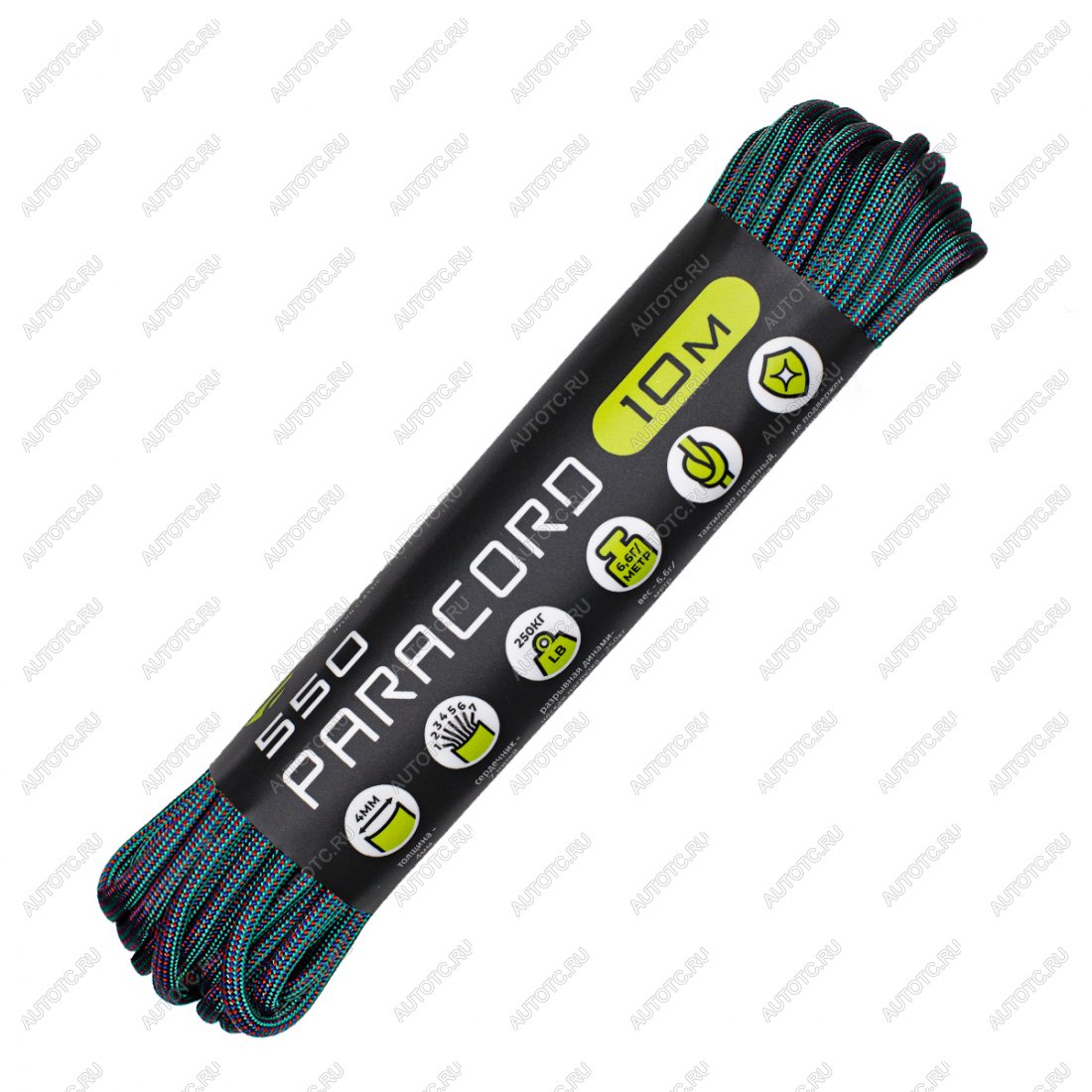 220 р. Паракорд 550 CORD nylon 10м (chameleon) CORD 550.n10.kham  с доставкой в г. Пермь