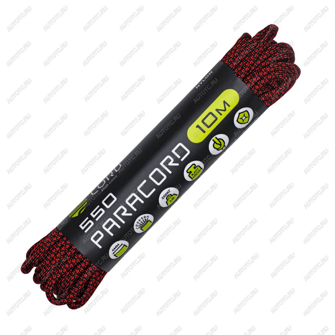 259 р. Паракорд 550 CORD nylon 10м (red snake) CORD 550.n10.r.sn  с доставкой в г. Пермь