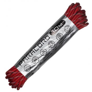 399 р. Паракорд 550 CORD nylon 10м световозвращающий (red) CORD 550.n10.lm.r  с доставкой в г. Пермь. Увеличить фотографию 1