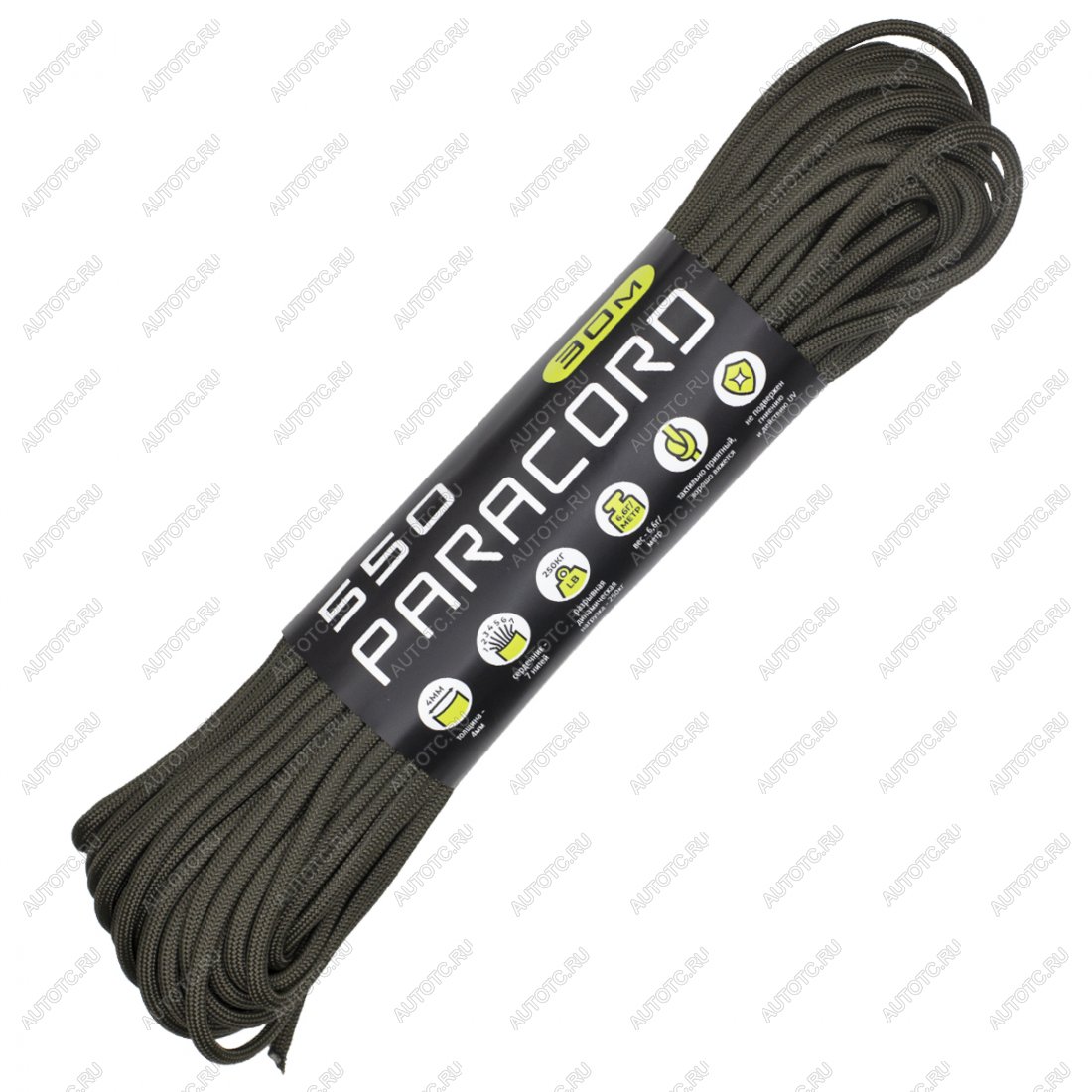 679 р. Паракорд 550 CORD nylon 30м (army green) CORD 550.n30.a.gr  с доставкой в г. Пермь