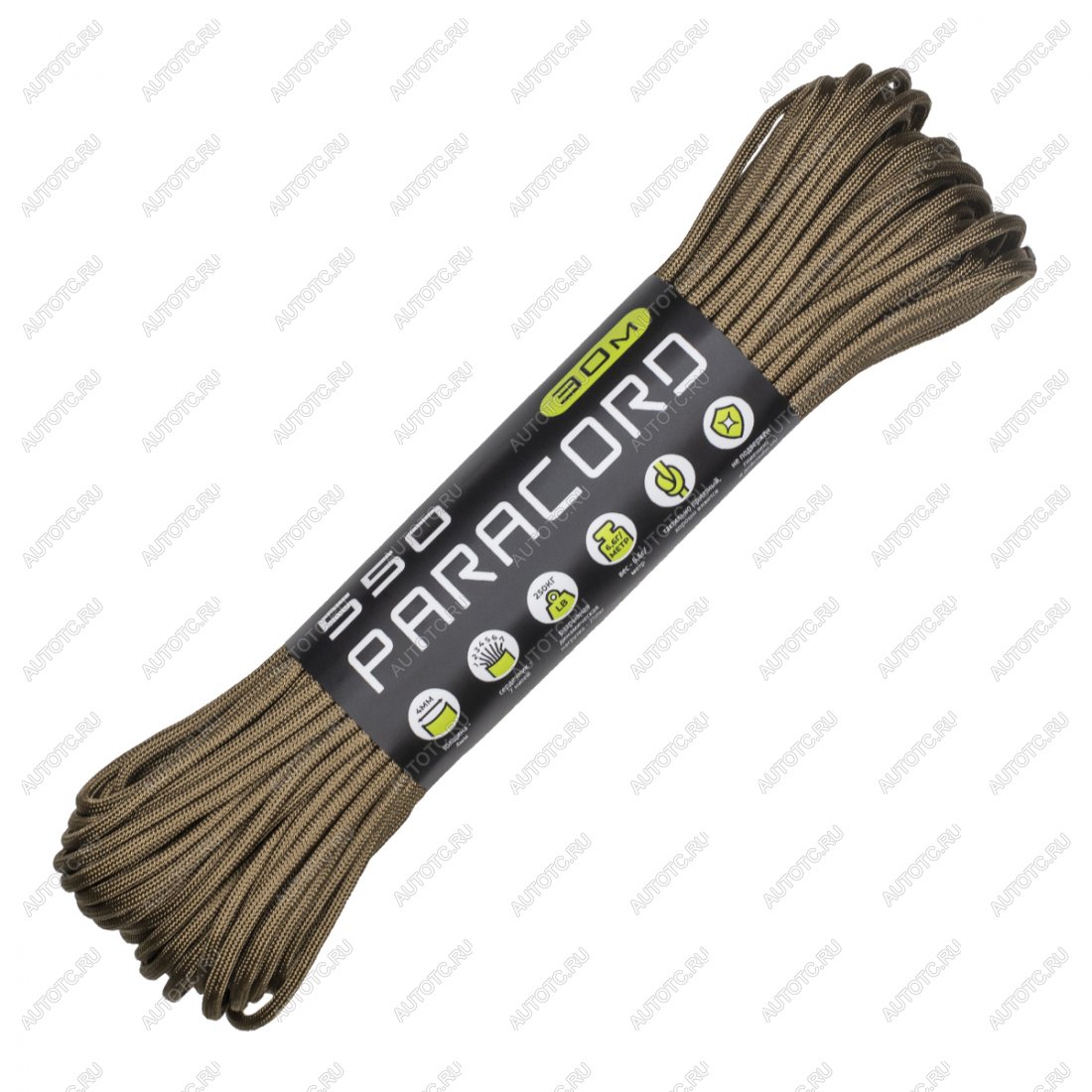 659 р. Паракорд 550 CORD nylon 30м (coyote) CORD 550.n30.cyt  с доставкой в г. Пермь
