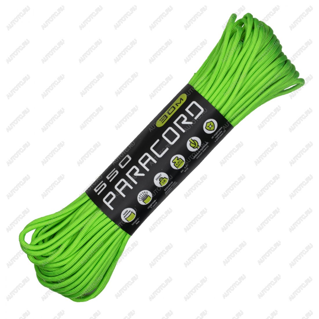 679 р. Паракорд 550 CORD nylon 30м (neon green) CORD 550.n30.n.gr  с доставкой в г. Пермь