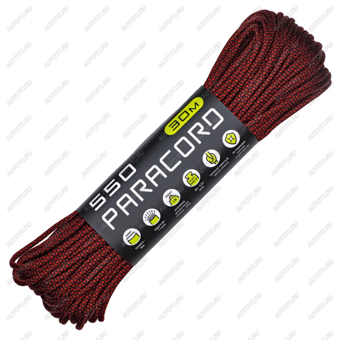 659 р. Паракорд 550 CORD nylon 30м (red snake) CORD 550.n30.r.sn  с доставкой в г. Пермь