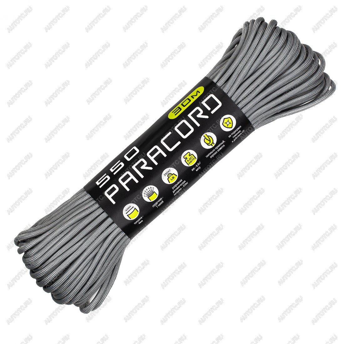 569 р. Паракорд 550 CORD nylon 30м (steel gray) CORD 550.n30.st.g  с доставкой в г. Пермь