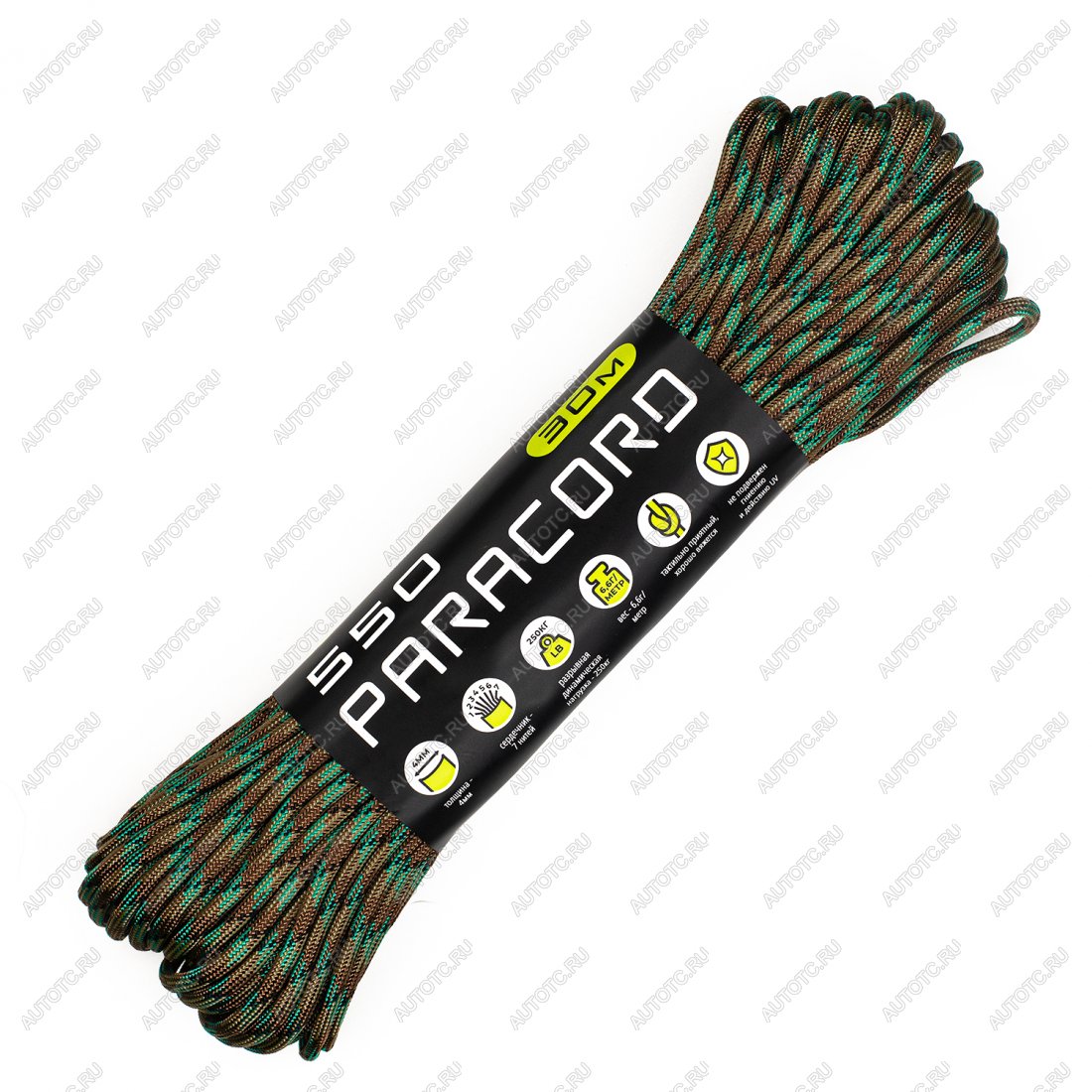 569 р. Паракорд 550 CORD nylon 30м (survival camo) CORD 550.n30.srw.kmf  с доставкой в г. Пермь
