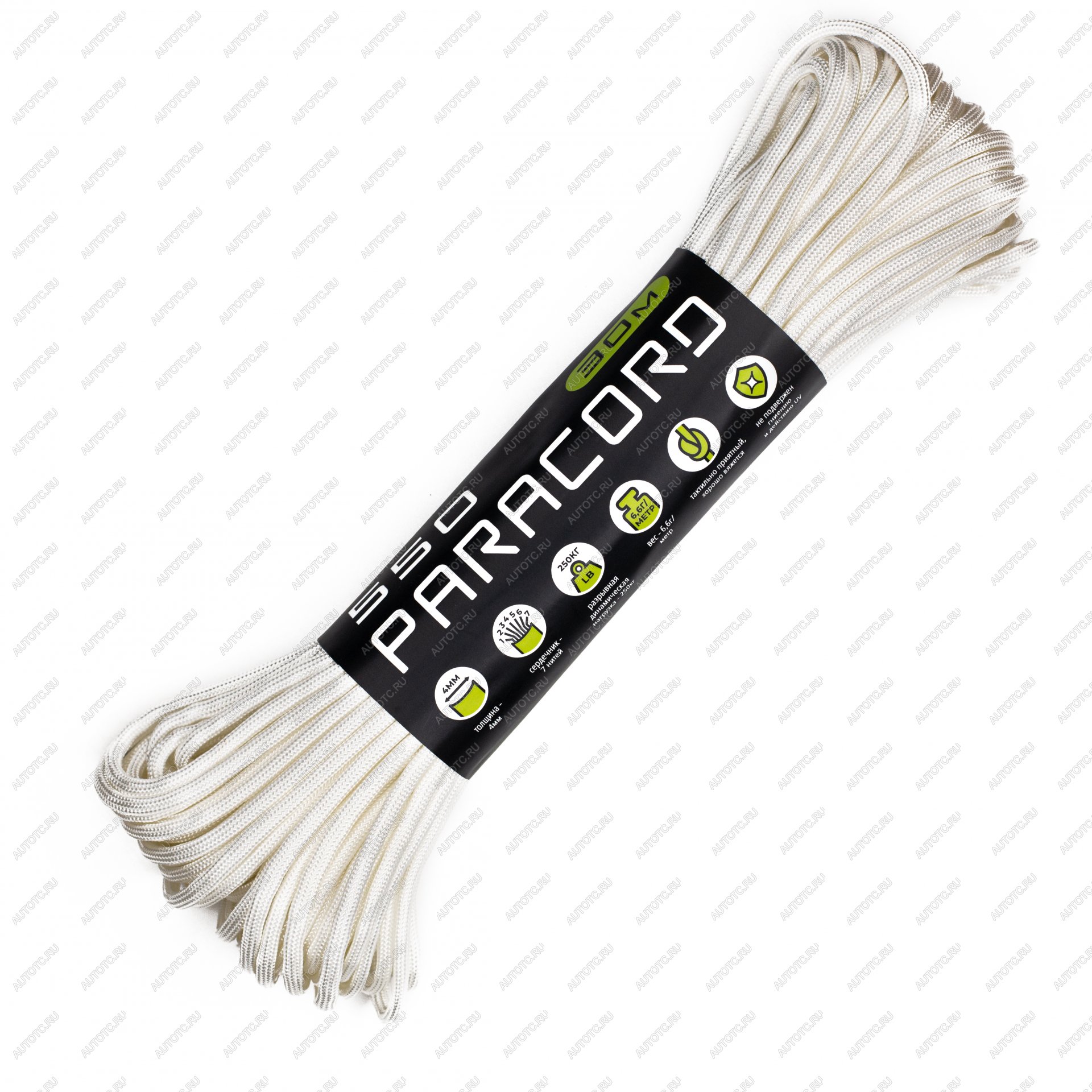 619 р. Паракорд 550 CORD nylon 30м (white) CORD 550.n30.w  с доставкой в г. Пермь