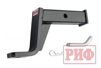 5 449 р. Переходник РИФ для фаркопа с фиксатором (занижение 6" - 150 мм) РИФ rif000-88011  с доставкой в г. Пермь. Увеличить фотографию 2