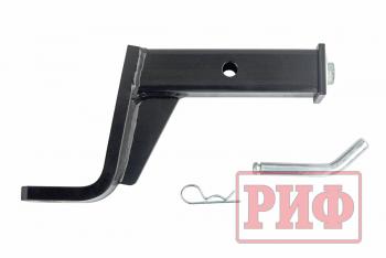 5 449 р. Переходник РИФ для фаркопа с фиксатором (занижение 6" - 150 мм) РИФ rif000-88011  с доставкой в г. Пермь. Увеличить фотографию 1