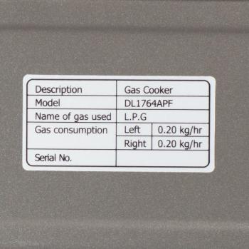 7 779 р. Плита газовая NaMilux DL1764APF 2 конфорки (под бытовой баллон) NaMilux dl1764apf  с доставкой в г. Пермь. Увеличить фотографию 3
