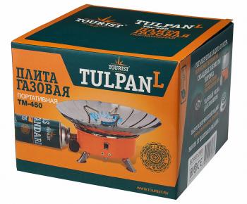 1 259 р. Плита газовая мини в сумке с ветрозащитой TOURIST TULPAN-L TOURIST tm-450  с доставкой в г. Пермь. Увеличить фотографию 5