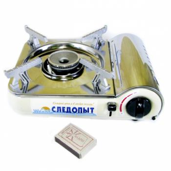 2 359 р. Плита газовая портативная СЛЕДОПЫТ WeenY нержавеющая сталь цанговый баллон СЛЕДОПЫТ pf-gst-n04  с доставкой в г. Пермь. Увеличить фотографию 2