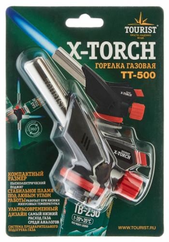839 р. Резак газовый TOURIST X-TORCH с пьезоподжигом и системой подогрева газа TOURIST tt-500  с доставкой в г. Пермь. Увеличить фотографию 4