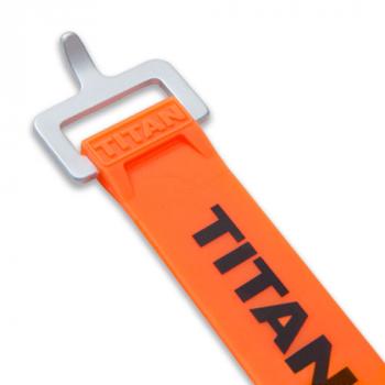 2 379 р. Ремень крепёжный TitanStraps Industrial оранжевый L = 64 см (Dmax = 18 см, Dmin = 5,5 см) TitanStraps tsi-0125-fo  с доставкой в г. Пермь. Увеличить фотографию 2