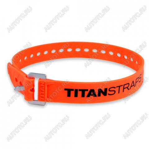 2 379 р. Ремень крепёжный TitanStraps Industrial оранжевый L = 64 см (Dmax = 18 см, Dmin = 5,5 см) TitanStraps tsi-0125-fo  с доставкой в г. Пермь
