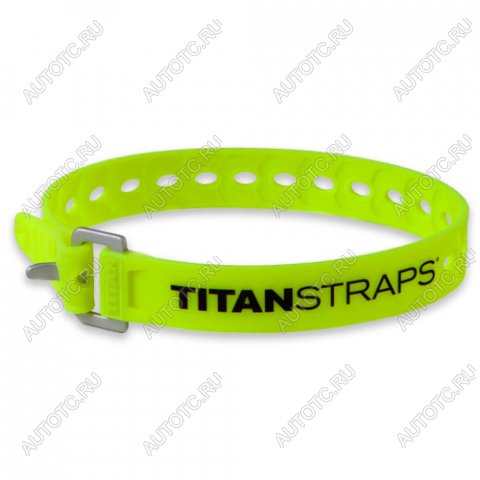 2 029 р. Ремень крепёжный TitanStraps Super Straps желтый L = 46 см (Dmax = 12,7 см, Dmin = 3,2 см) TitanStraps ts-0918-fy  с доставкой в г. Пермь