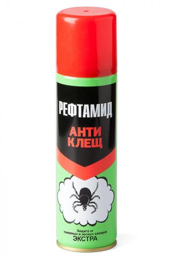 199 р. Репеллент акарицид "Рефтамид Экстра Антиклещ" 145 мл. СИБИАР mb-ir-01  с доставкой в г. Пермь. Увеличить фотографию 1