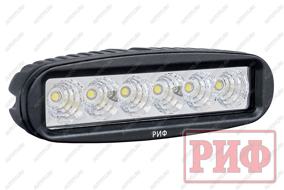 2 129 р. Светодиодная фара водительского света РИФ 160 мм 18W LED РИФ sm-6180f  с доставкой в г. Пермь