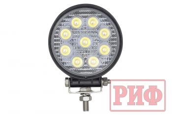 2 149 р. Светодиодная фара дальнего света РИФ 116 мм 27W LED РИФ sm-920p  с доставкой в г. Пермь. Увеличить фотографию 2
