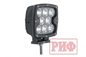 Светодиодная фара дальнего света РИФ 130 мм 80W РИФ b0105s