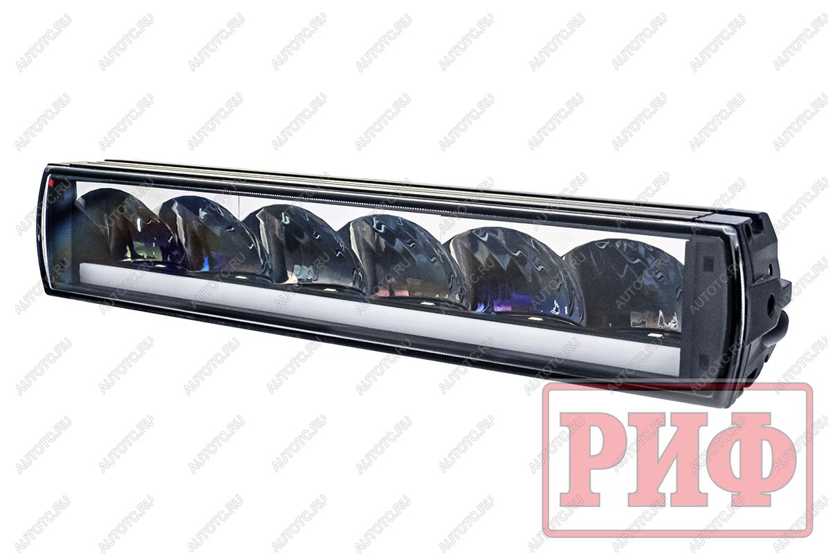 7 379 р. Светодиодная фара дальнего света РИФ 306 мм 72W LED с ДХО РИФ sm-1072u  с доставкой в г. Пермь