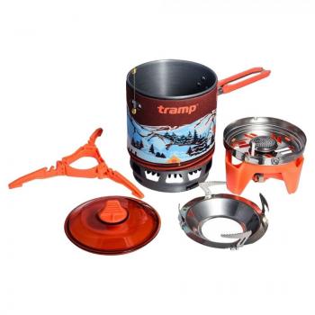 7 799 р. Система для приготовления пищи 1л. (Оранжевый) TRAMP trg-115-orange  с доставкой в г. Пермь. Увеличить фотографию 2